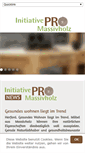 Mobile Screenshot of pro-massivholz.de